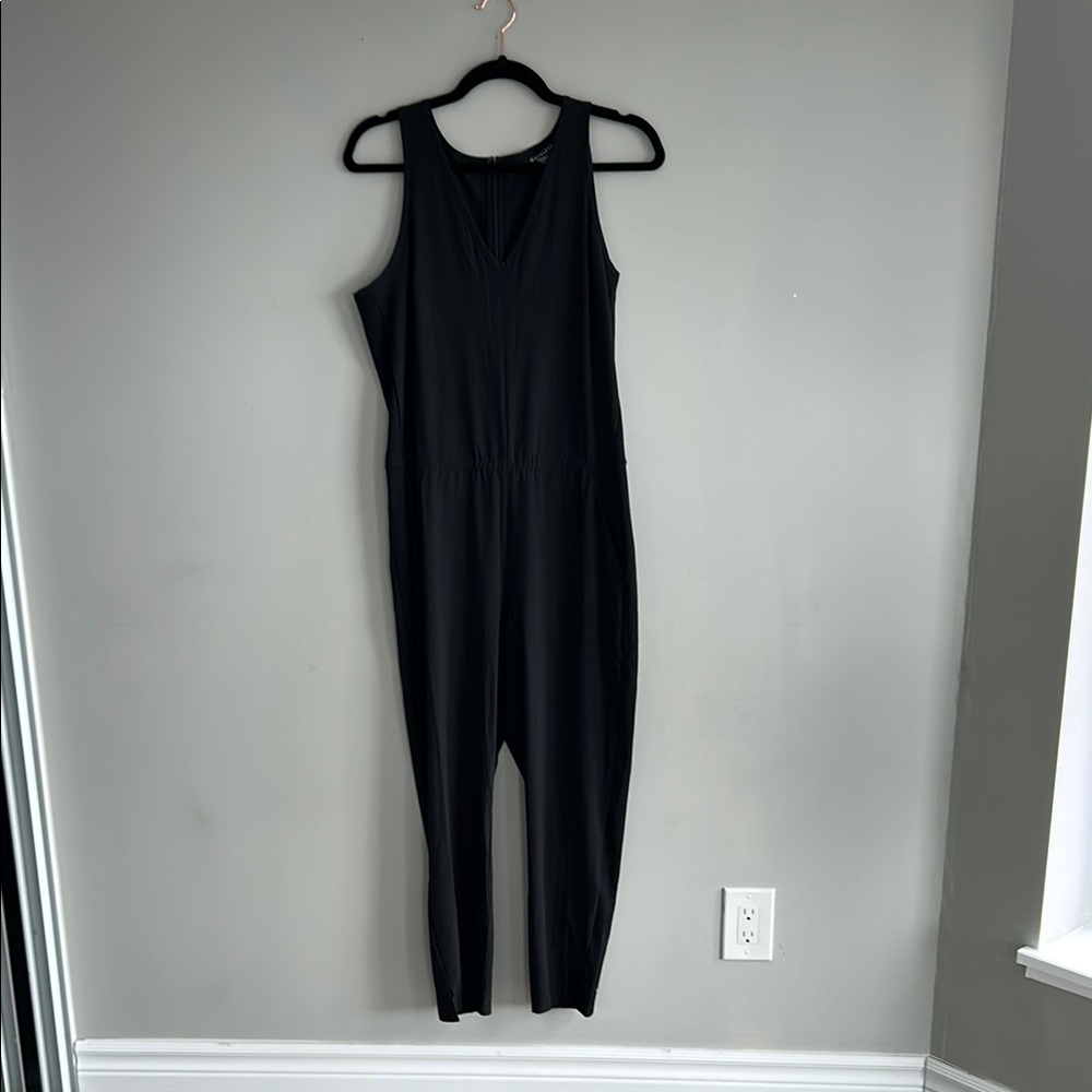 Athleta Black Sleeveless Jumpsuit